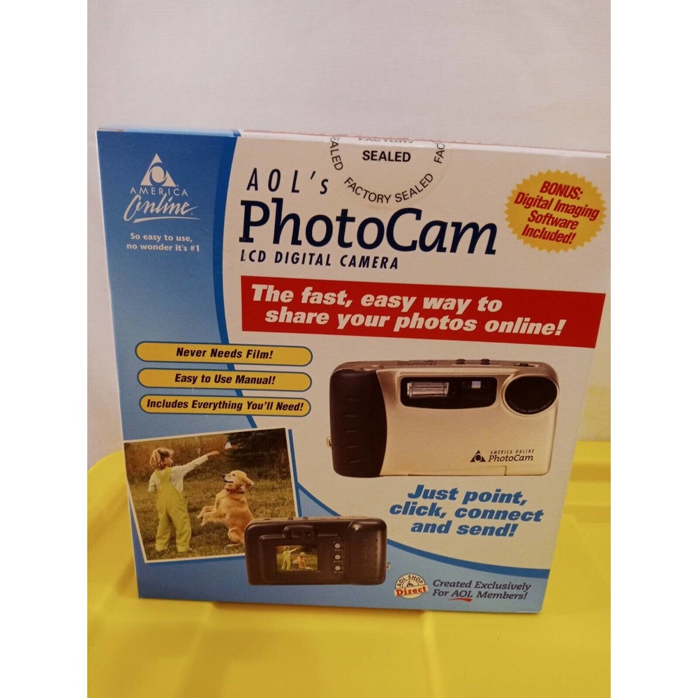 Vintage America Online  PhotoCam  LCD Digital Camera - Model DC 620
